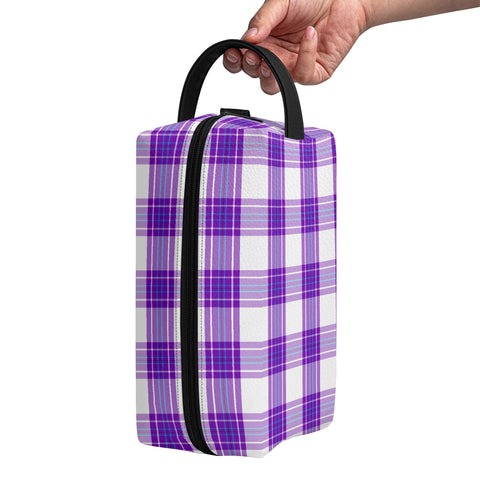 Gigha Mist Tartan - Travel Cosmetic/Shoe Bag - FREE P&P Worldwide