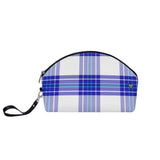 Cumbrae Mist Tartan Curved Cosmetic Bag - Free p&p Worldwide