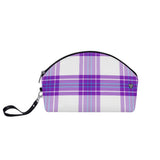 Gigha Mist Tartan Curved Cosmetic Bag - Free p&p Worldwide