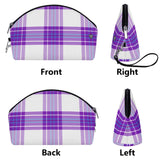 Gigha Mist Tartan Curved Cosmetic Bag - Free p&p Worldwide
