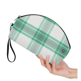 Iona Mist Tartan Curved Cosmetic Bag - Free p&p Worldwide