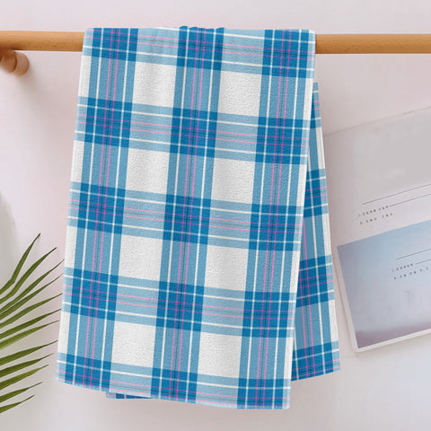 Bute Mist Tartan Sports Towel - Free p&p Worldwide
