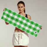 Colonsay Mist Tartan Sports Towel - Free p&p Worldwide