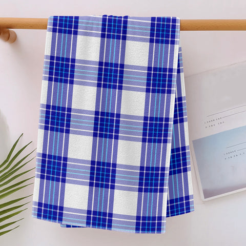 Cumbrae Mist Tartan Sports Towel - Free p&p Worldwide