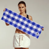 Cumbrae Mist Tartan Sports Towel - Free p&p Worldwide