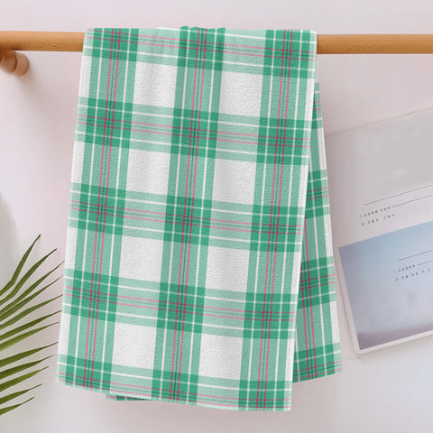 Iona Mist Tartan Sports Towel - Free p&p Worldwide