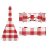 Mull Mist Tartan Baby Newborn Set for Beanie Baby Hat and Hairband - Free p&p Worldwide