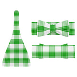Colonsay Mist Tartan Baby Newborn 3 Pcs for Beanie Baby Hat Hairband Blanket