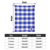 Cumbrae Mist Tartan Baby Newborn 3 Pcs for Beanie Baby Hat Hairband Blanket