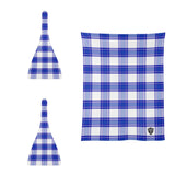 Cumbrae Mist Tartan Baby Newborn 3 Pcs for Beanie Baby Hat Hairband Blanket