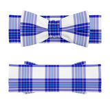 Cumbrae Mist Tartan Baby Newborn 3 Pcs for Beanie Baby Hat Hairband Blanket