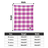 Islay Mist Tartan Baby Newborn 3 Pcs for Beanie Baby Hat Hairband Blanket