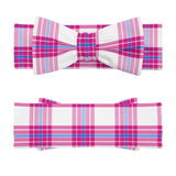 Islay Mist Tartan Baby Newborn 3 Pcs for Beanie Baby Hat Hairband Blanket