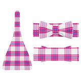 Islay Mist Tartan Baby Newborn 3 Pcs for Beanie Baby Hat Hairband Blanket