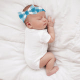 Jura Mist Tartan Baby Newborn 3 Pcs for Beanie Baby Hat Hairband Blanket