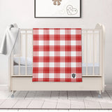 Mull Mist Tartan Baby Newborn 3 Pcs for Beanie Baby Hat Hairband Blanket