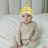 Staffa Mist Tartan Baby Newborn 3 Pcs for Beanie Baby Hat Hairband Blanket
