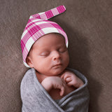 Arran Mist Tartan New Born Beanie Hat - FREE p&p Worldwide