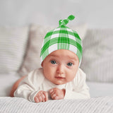 Colonsay Mist Tartan New Born Beanie Hat - FREE p&p Worldwide