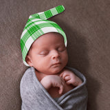 Colonsay Mist Tartan New Born Beanie Hat - FREE p&p Worldwide