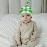 Colonsay Mist Tartan New Born Beanie Hat - FREE p&p Worldwide