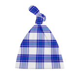 Cumbrae Mist Tartan New Born Beanie Hat - FREE p&p Worldwide
