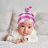 Islay Mist Tartan New Born Beanie Hat - FREE p&p Worldwide