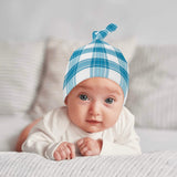 Jura Mist Tartan New Born Beanie Hat - FREE p&p Worldwide