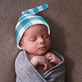 Jura Mist Tartan New Born Beanie Hat - FREE p&p Worldwide