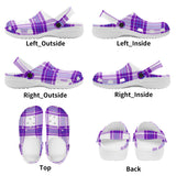 Gigha Mist Tartan Woman's Soft Clog Sandals - FREE p&p Worldwide