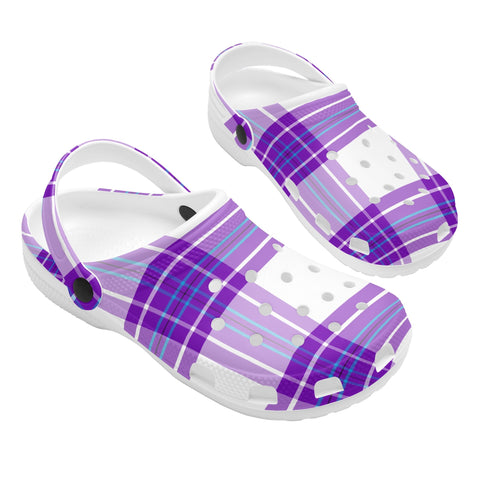 Gigha Mist Tartan Woman's Soft Clog Sandals - FREE p&p Worldwide
