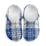 Kids Tartan Soft Clog Sandals - FREE p&p Worldwide