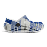 Kids Tartan Soft Clog Sandals - FREE p&p Worldwide