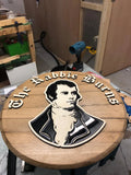 Handmade Clan Whisky Barrel Sign