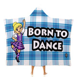 Kids Cosy Tartan Hooded Blanket (40" x 50") - Free p&p Worldwide
