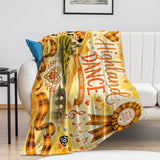 Highland Dancer Blanket - Free p&p Worldwide
