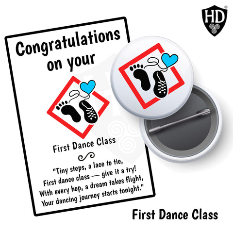 🎉 First Dance Class Badge - Collectable - FREE p&p UK