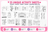 The Highland Dancer Colour & Activity Box - with Felt Pens