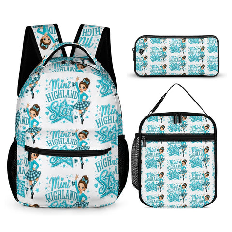 Highland Dancer Kids Backpack, Lunch Bag & Pencil Case - Free p&p Worldwide