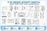 The Highland Dancer Colour & Activity Box - with Pencils