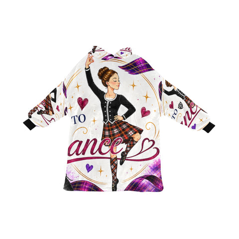 Highland Dancer Blanket Hoodie for Kids - FREE p&p Worldwide