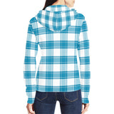 Women's Jura Mist Tartan Zip Hoodie - FREE p&p Worldwide