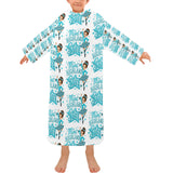 Highland Dancer Kids Blanket Robe with Sleeves - Free P&P Worldwide
