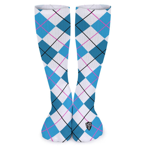 Highland Dancer Knee Practice Length Kids Socks