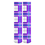 ✨'Gigha Sky' Tartan Knee Length Kids Socks (1 Pairs)✨Free p&p UK