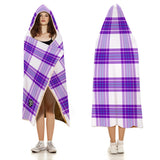 Kids Cosy Tartan Hooded Blanket (40" x 50") - Free p&p Worldwide