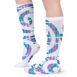 Highland Dancer Knee Practice Length Kids Socks