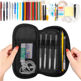 HD Cumbrae Sky Tartan - 3-Layer Pencil Case - Free p&p worldwide