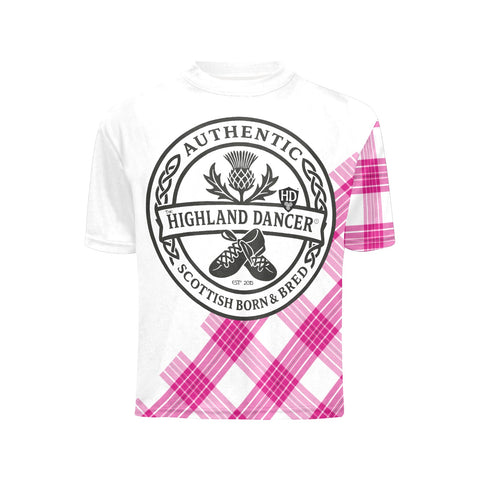 Highland Dancer Youth Crew Neck T-Shirt - FREE p&p Worldwide