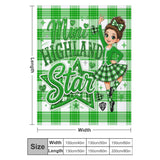 Highland Dancer Blanket - Free p&p Worldwide